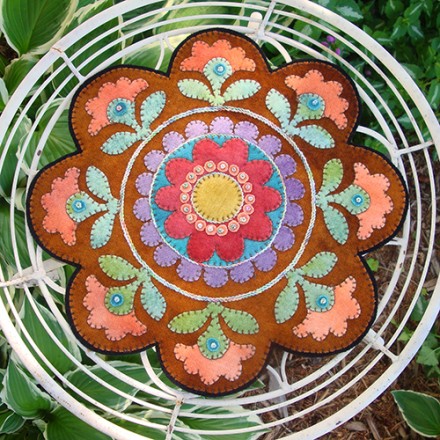 Painted Pottery Table Mat
