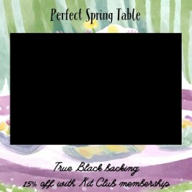 Perfect Spring True Black Backing