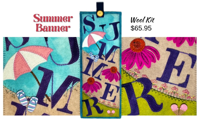 Summer Banner Wool Kit now on sale