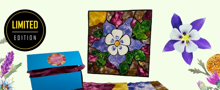 Stained Glass Columbine Limited Edition